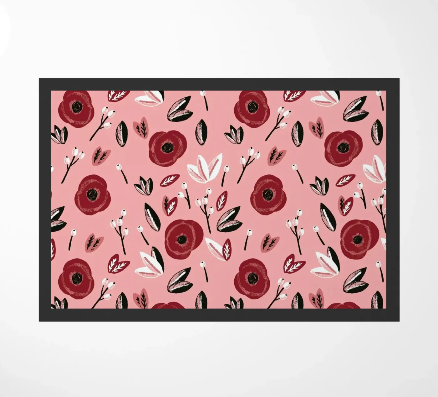 Flowers doormat by Alex Foster