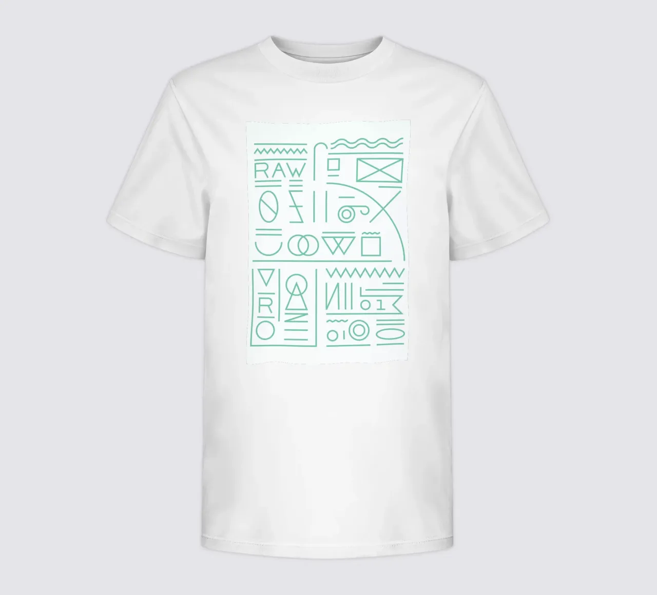 Raw kinder t-shirt van Tyler Dale