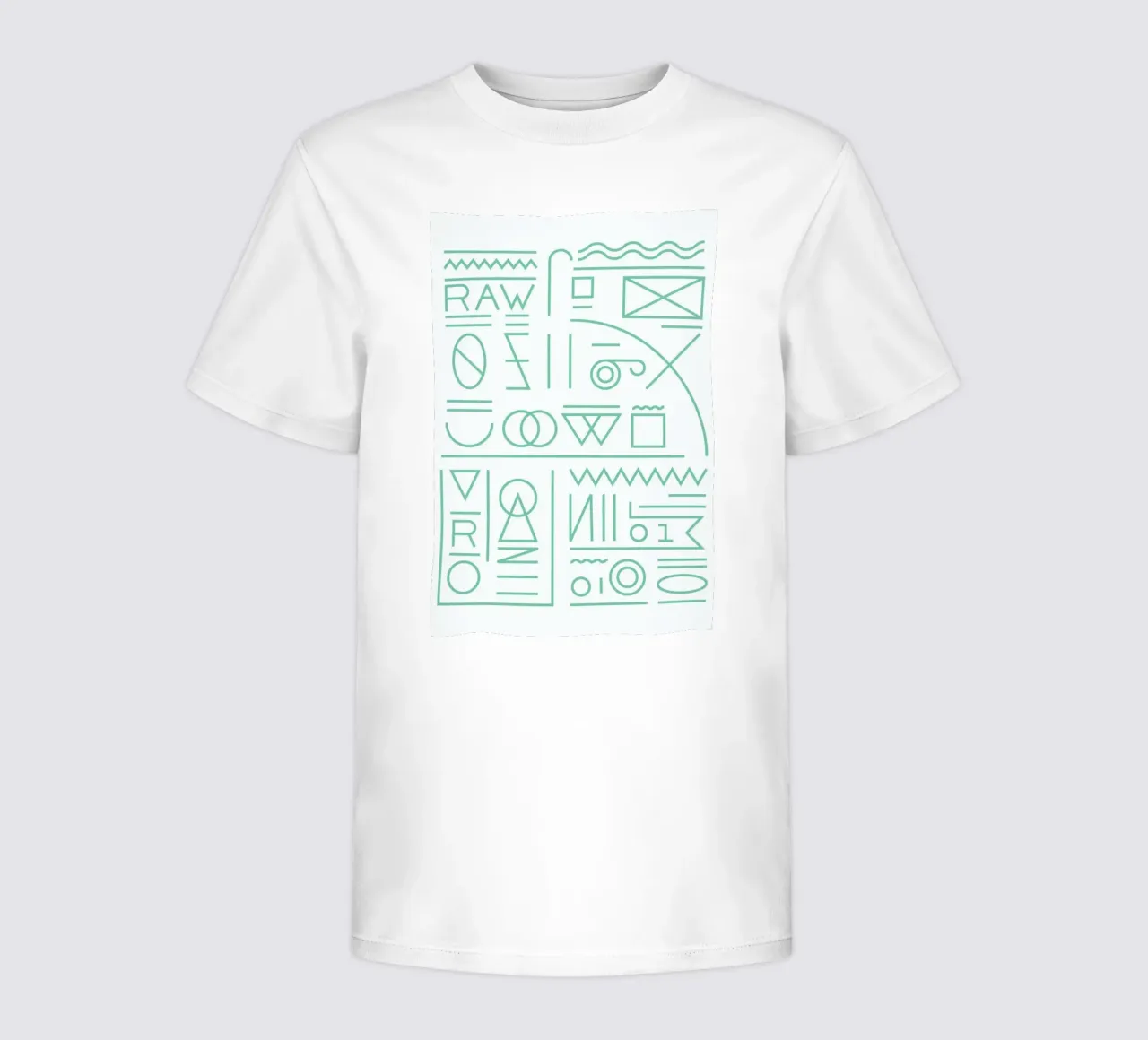 Raw kinder t-shirt van Tyler Dale