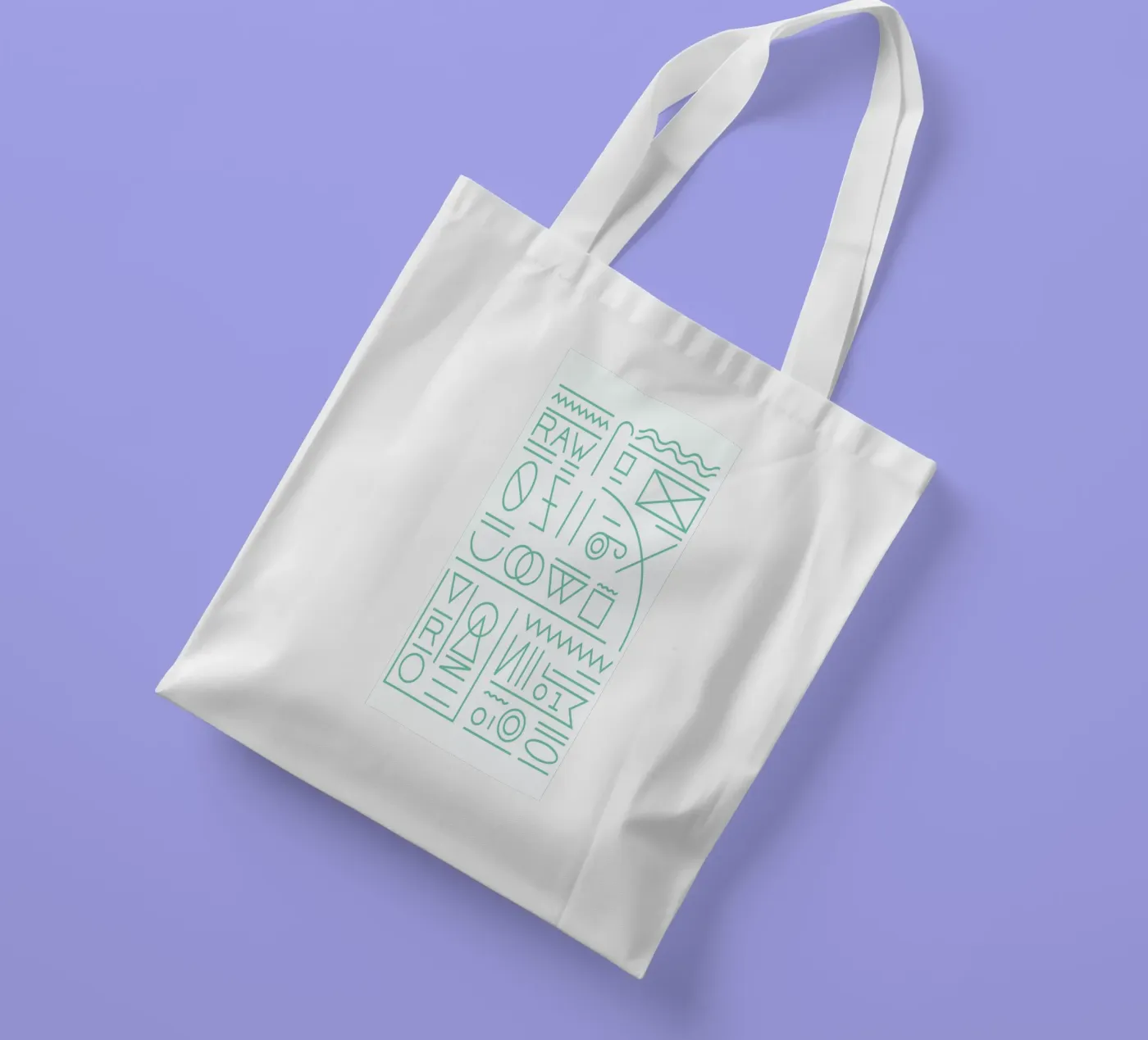 Raw borsa in juta da Tyler Dale