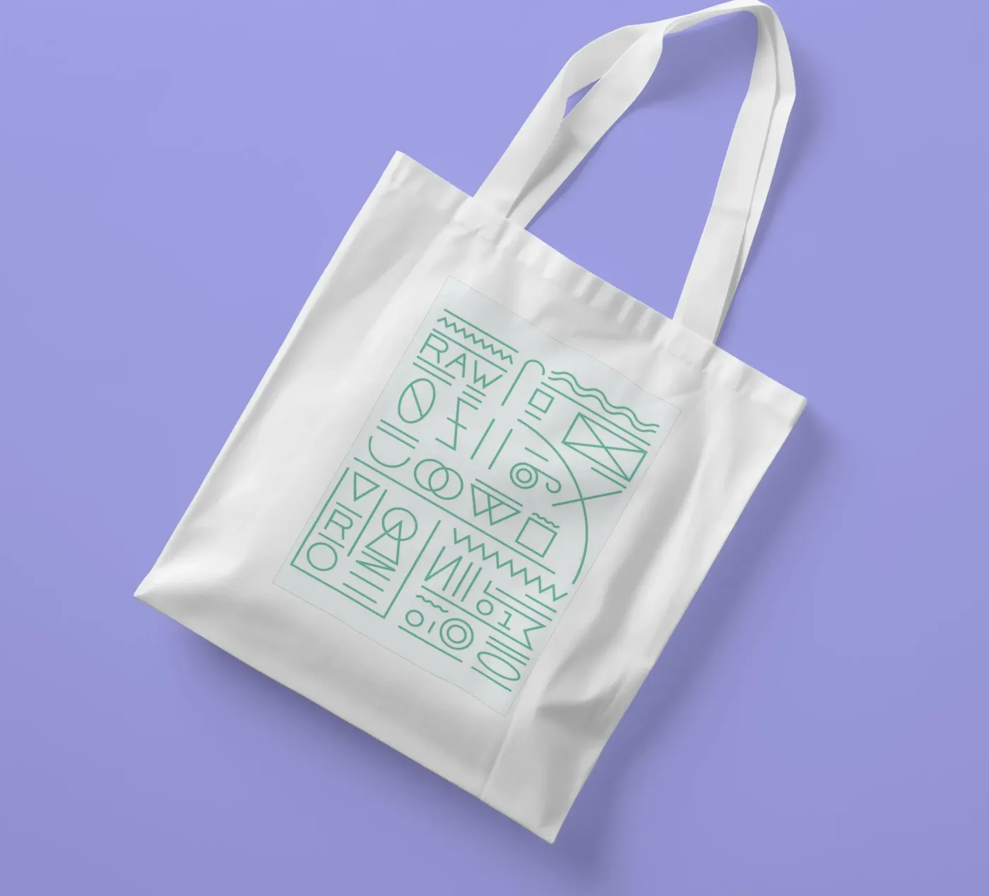 Raw borsa in juta da Tyler Dale