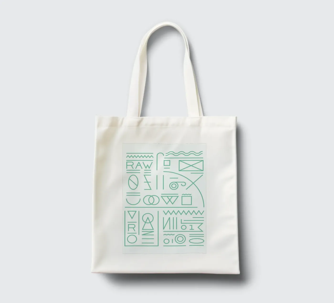 Raw borsa in juta da Tyler Dale