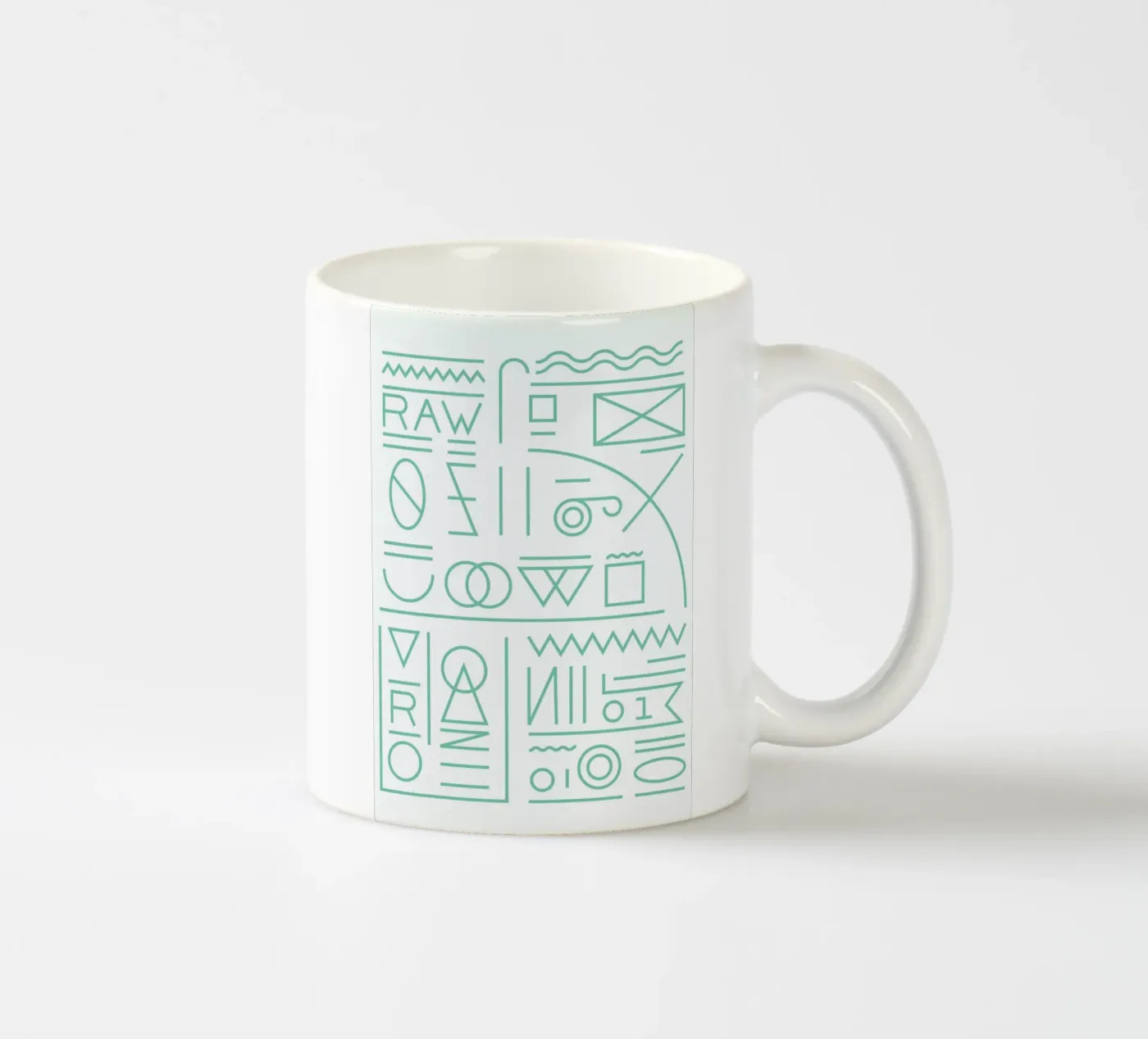 Raw ceramic mug by Tyler Dale