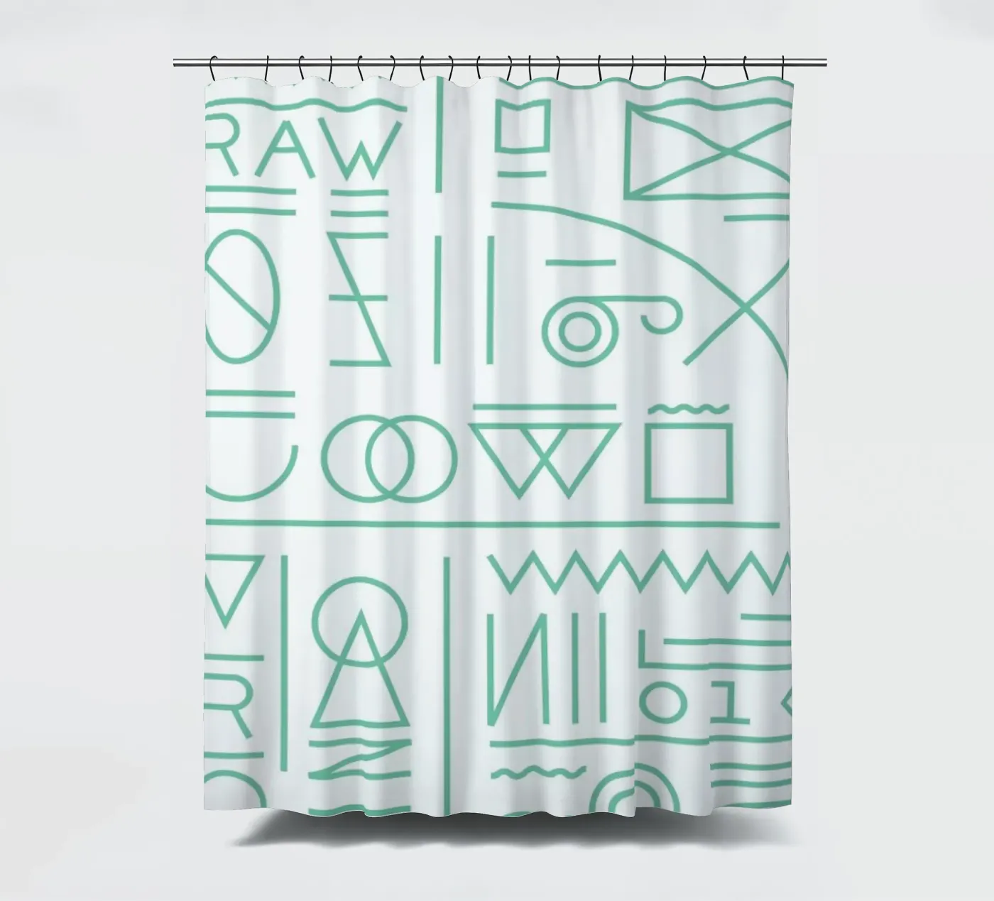 Raw douchegordijn van Tyler Dale