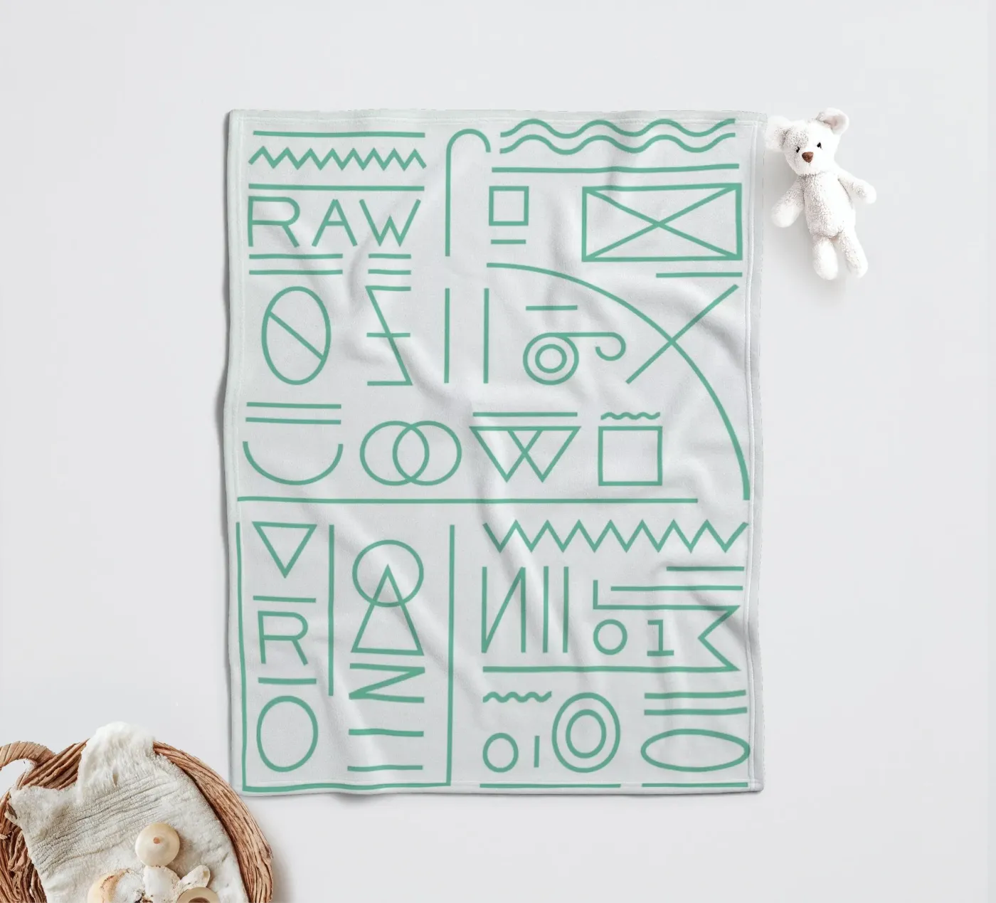 Raw Fleecedecke von Tyler Dale