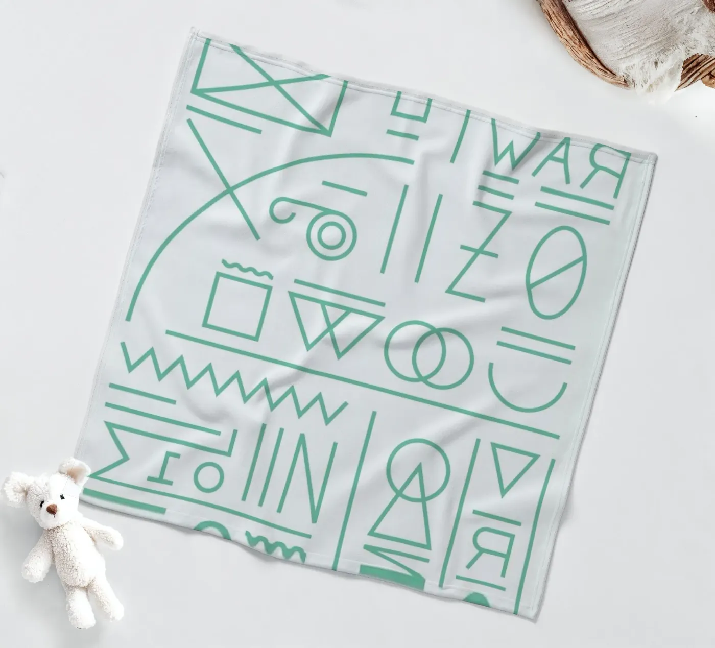 Raw Fleecedecke von Tyler Dale