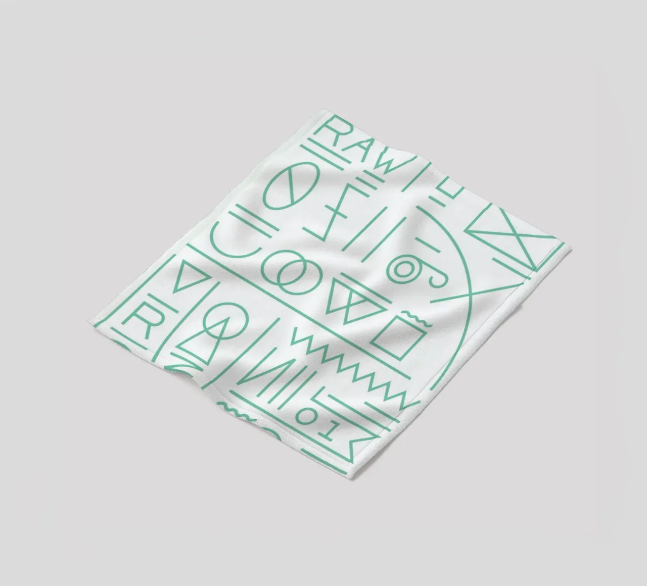 Raw Fleecedecke von Tyler Dale