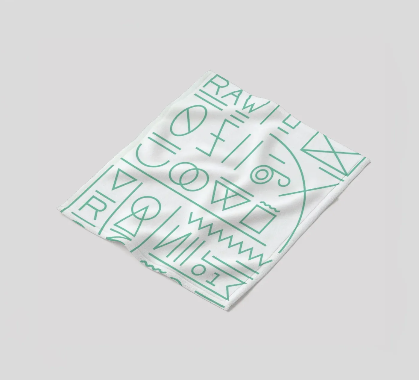 Raw Fleecedecke von Tyler Dale