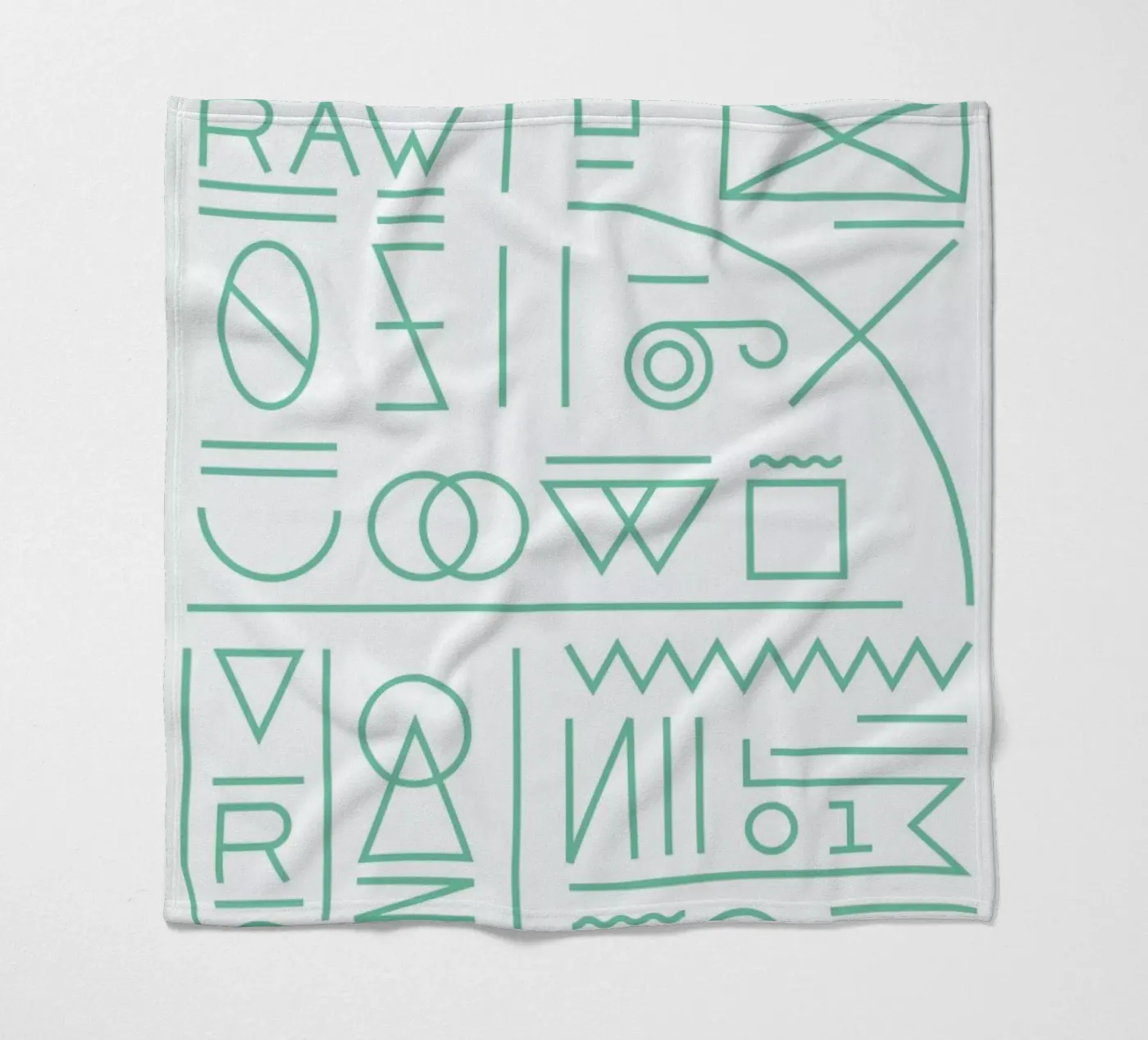 Raw Fleecedecke von Tyler Dale