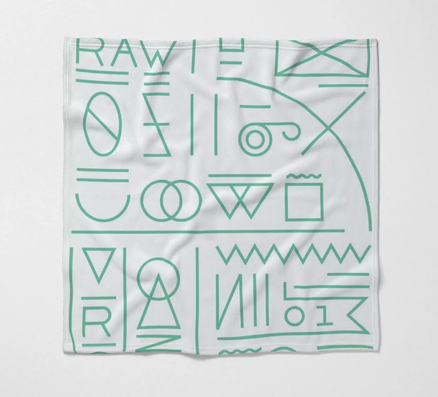 Raw Fleecedecke von Tyler Dale