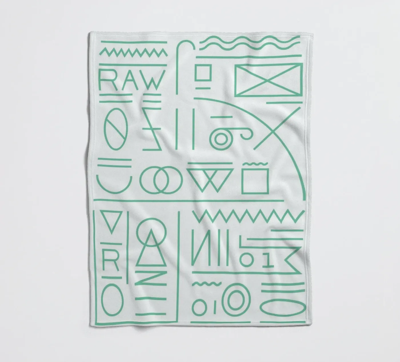 Raw Fleecedecke von Tyler Dale