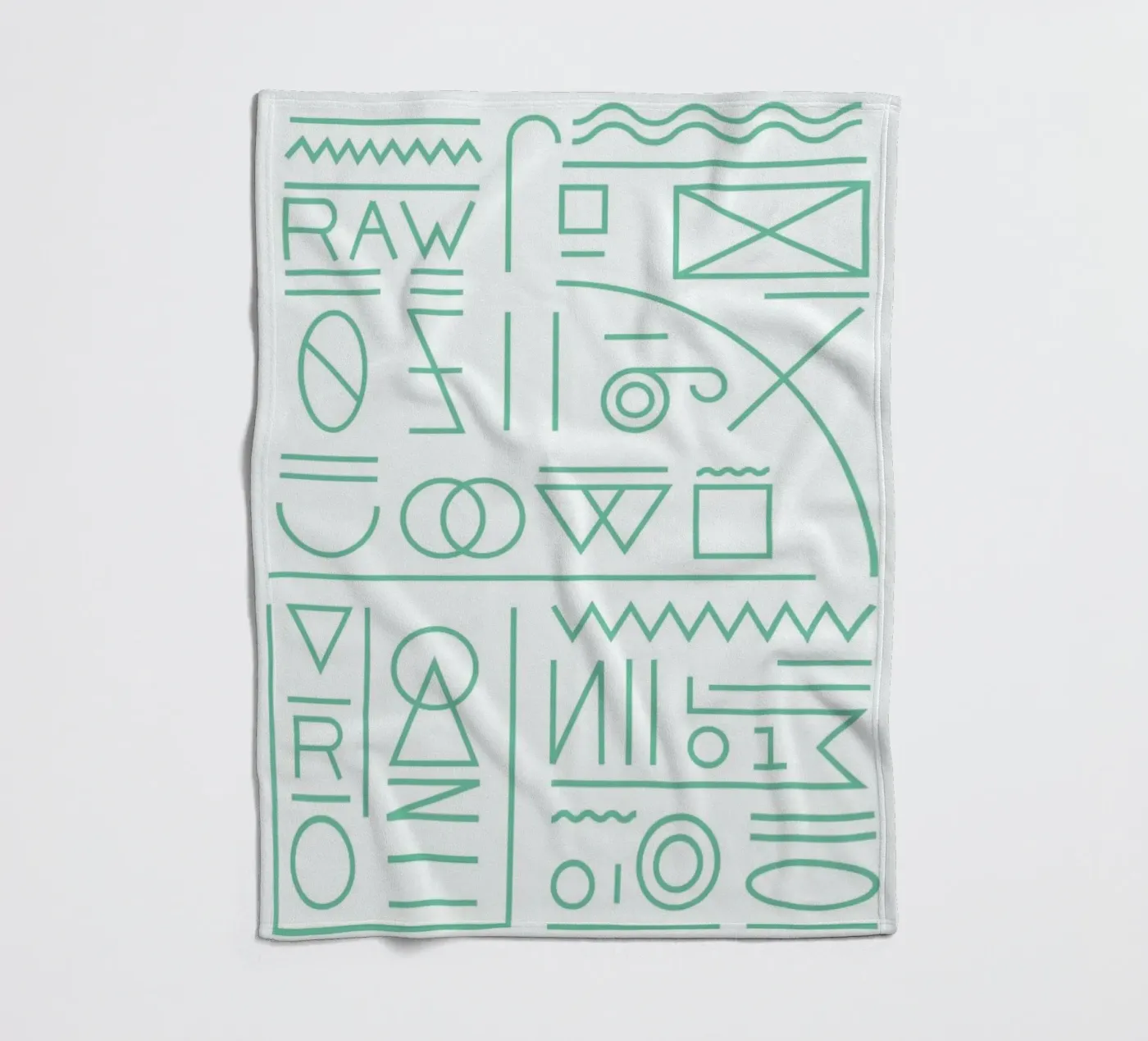 Raw Fleecedecke von Tyler Dale