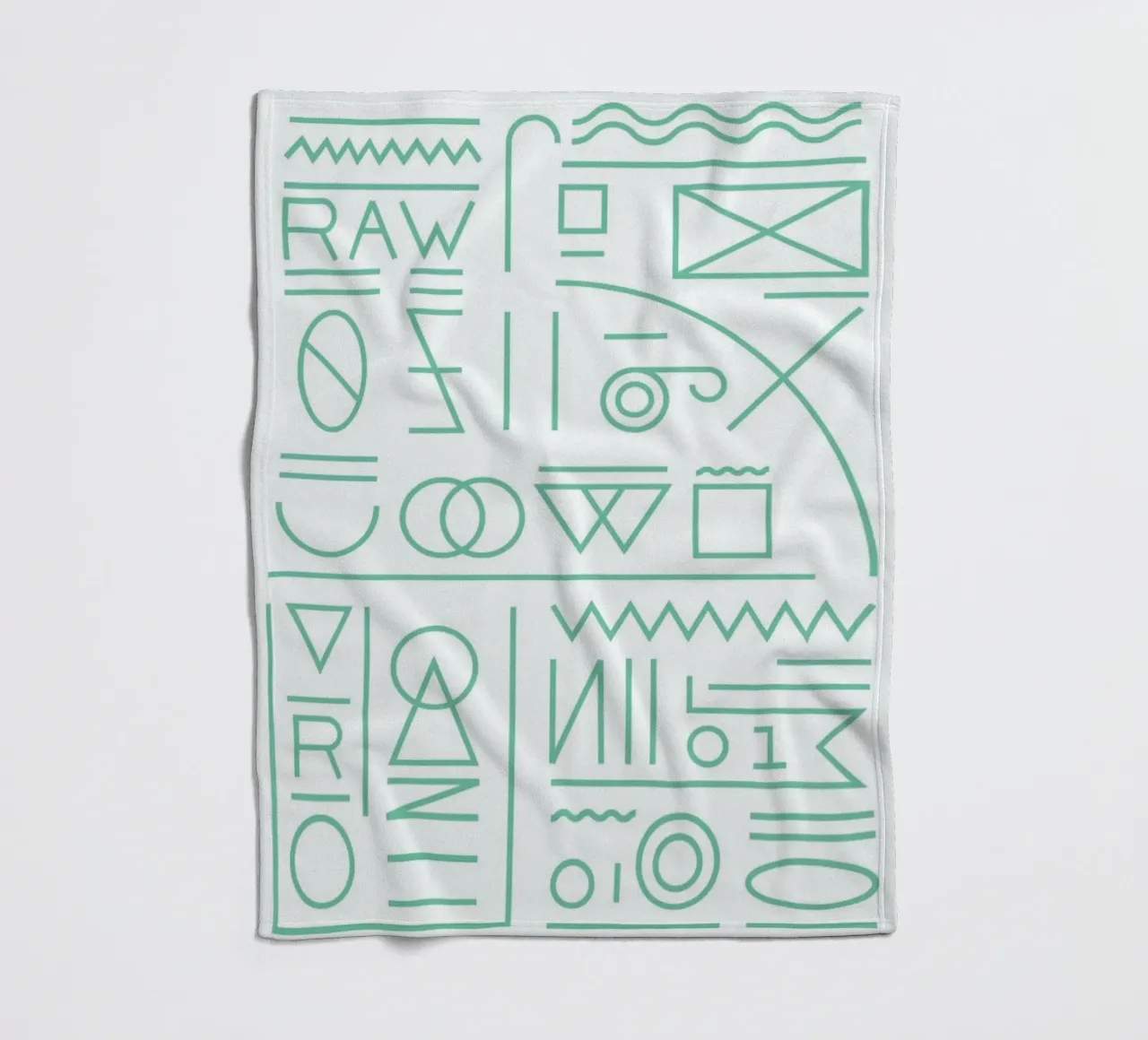 Raw Fleecedecke von Tyler Dale