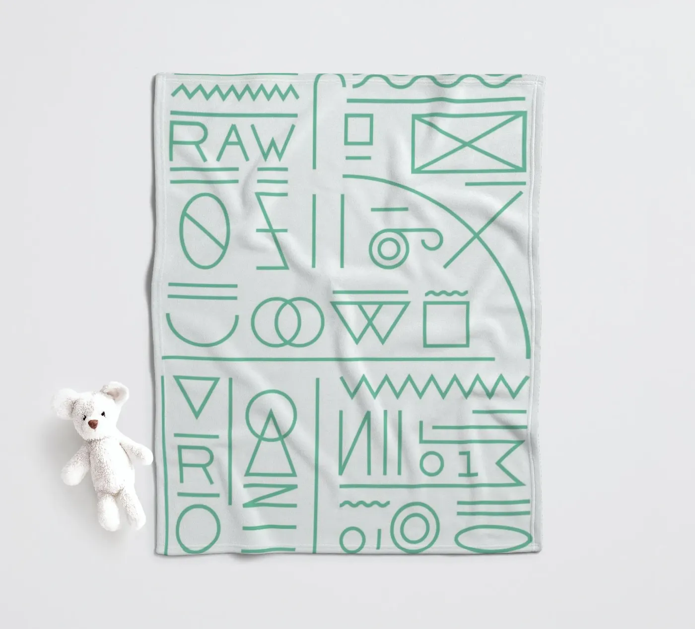 Raw Fleecedecke von Tyler Dale