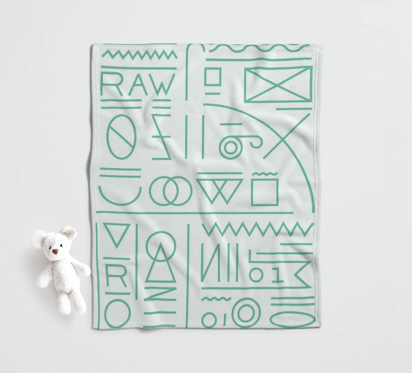 Raw Fleecedecke von Tyler Dale