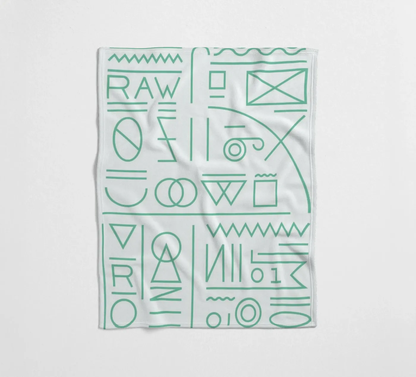 Raw Fleecedecke von Tyler Dale