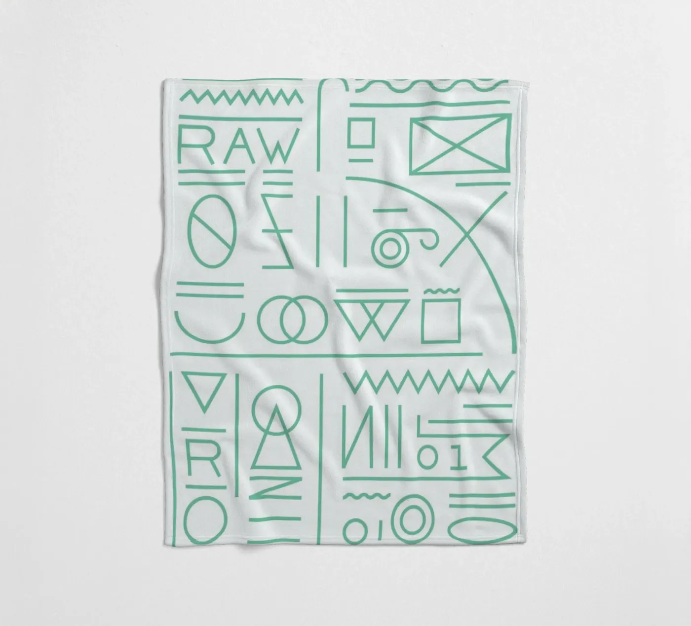 Raw Fleecedecke von Tyler Dale