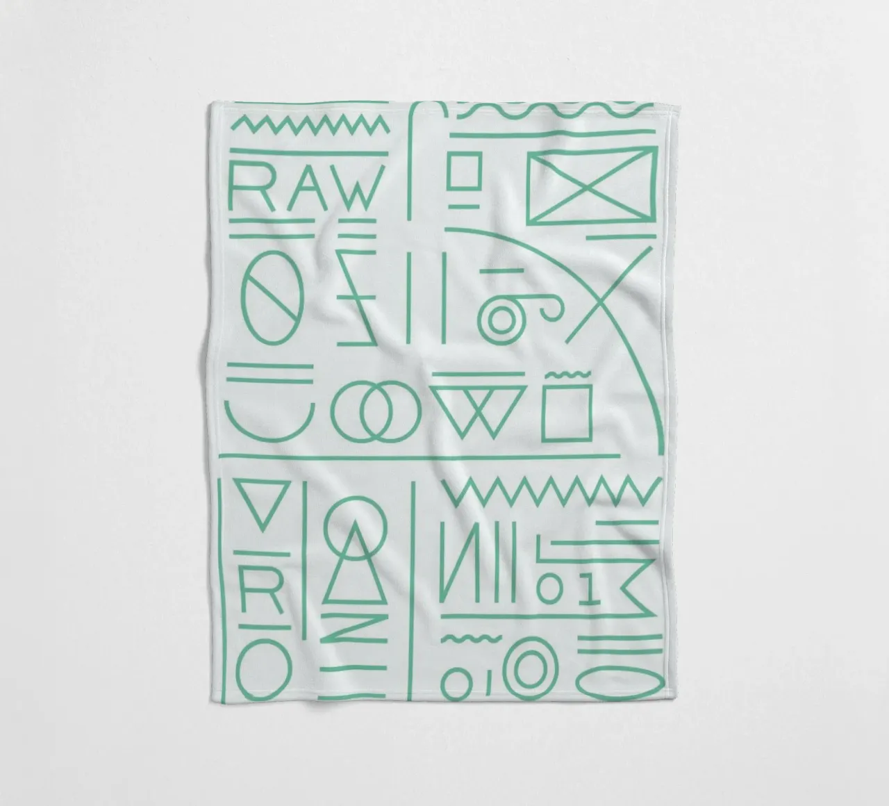 Raw Fleecedecke von Tyler Dale