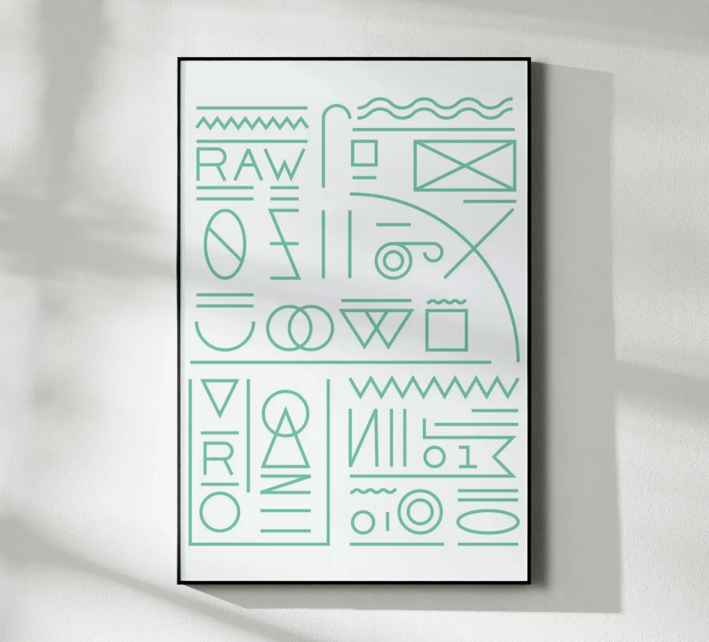 Raw acrylic glass by Tyler Dale
