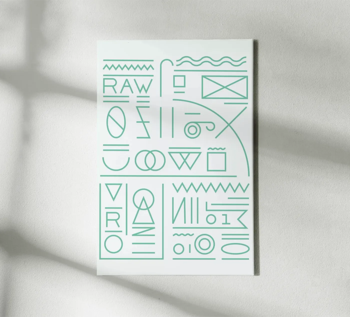 Raw canvas van Tyler Dale