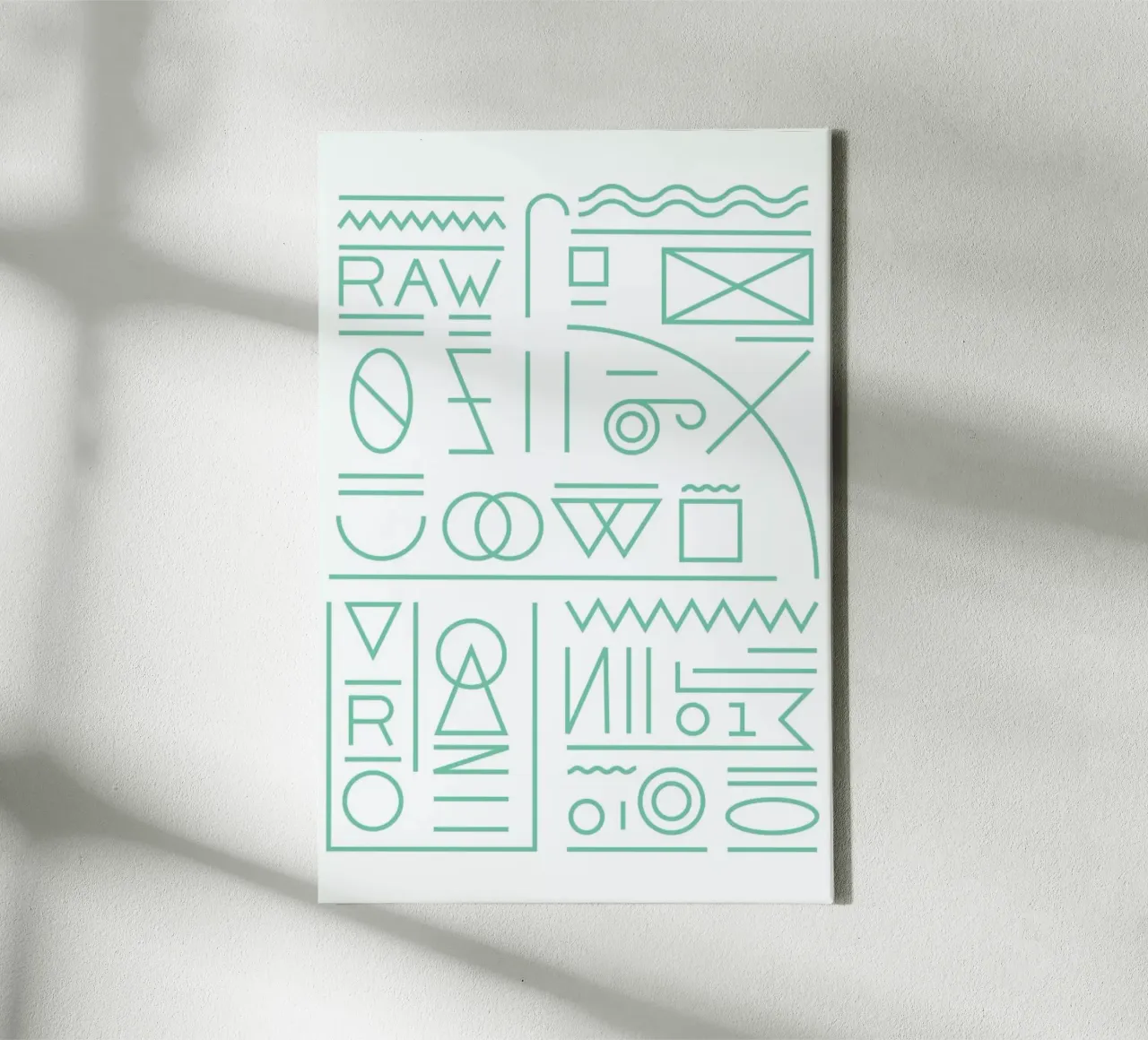 Raw canvas van Tyler Dale