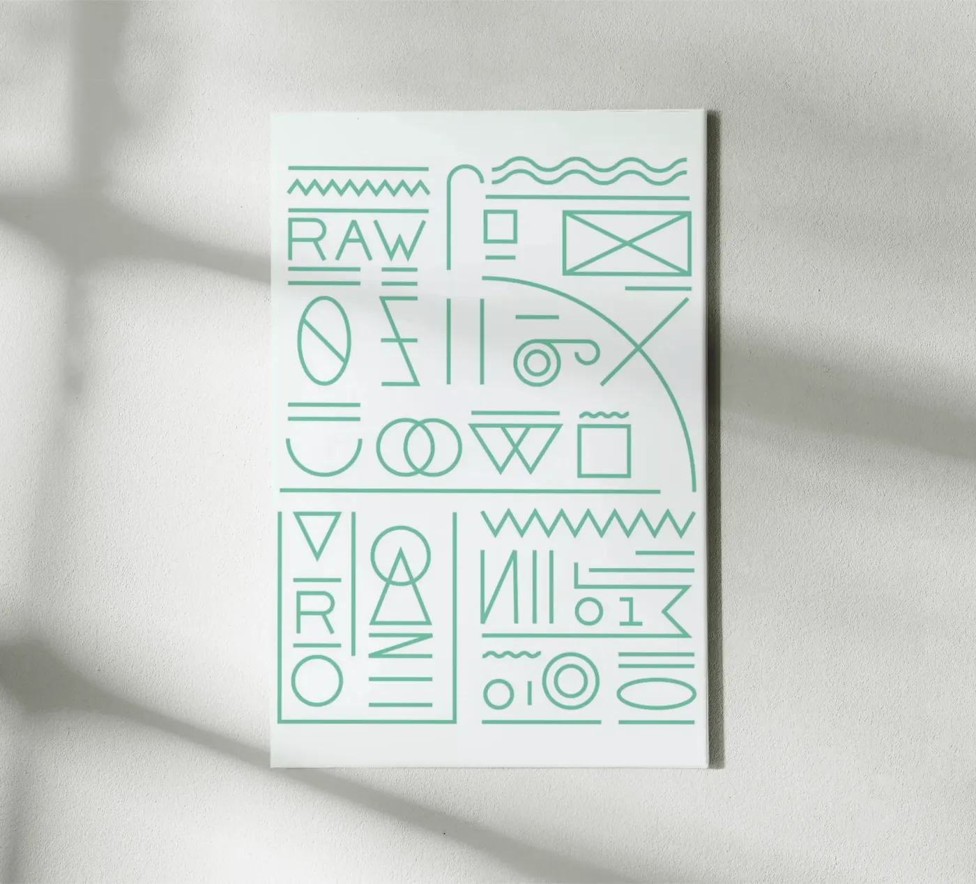 Raw canvas by Tyler Dale