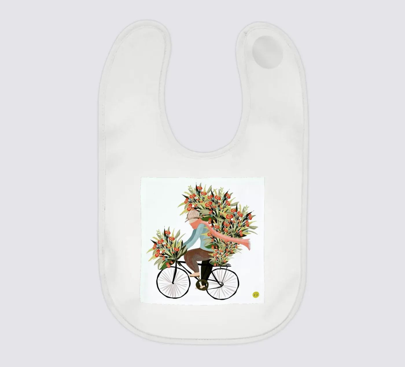 Bicycle Babylätzchen von Amalia Restrepo