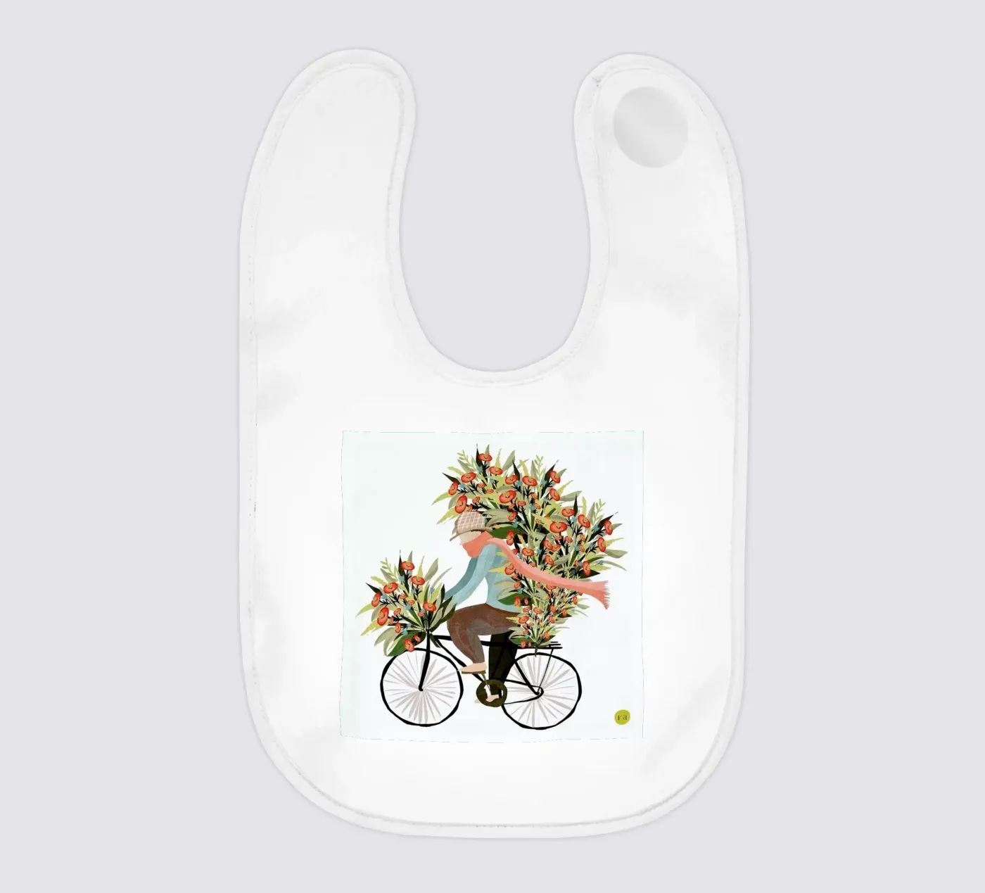 Bicycle Babylätzchen von Amalia Restrepo