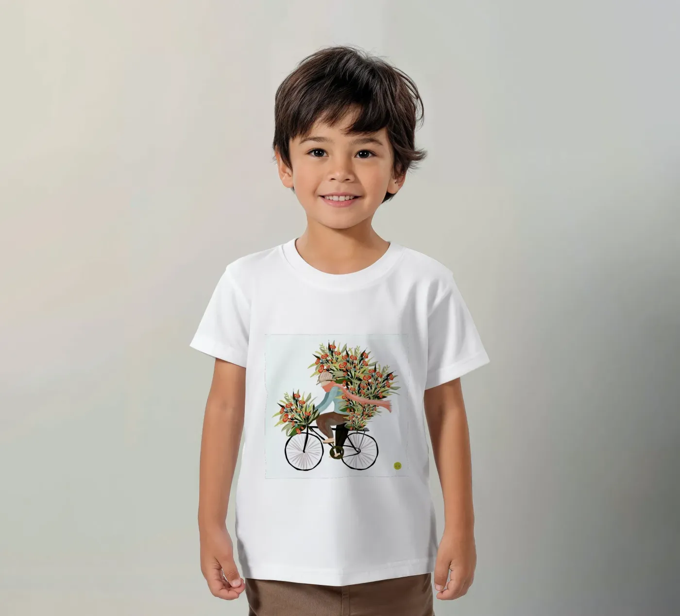 Bicycle t-shirt bambini da Amalia Restrepo