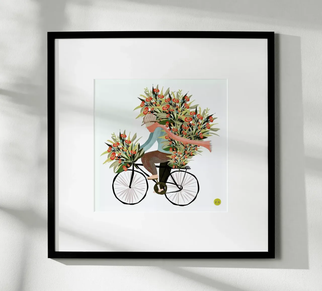 Bicycle carta hahnemühle da Amalia Restrepo