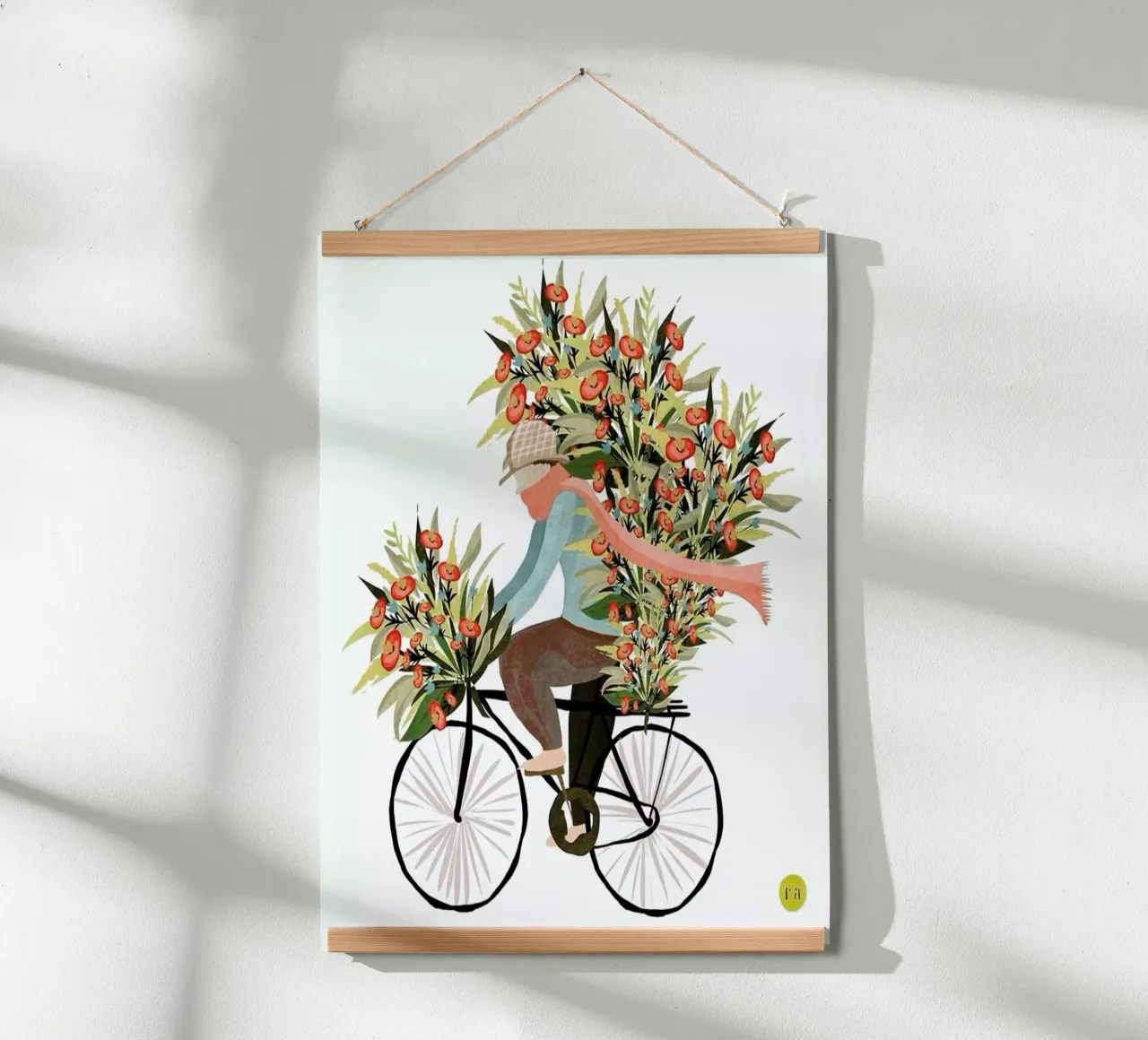Bicycle carta hahnemühle da Amalia Restrepo
