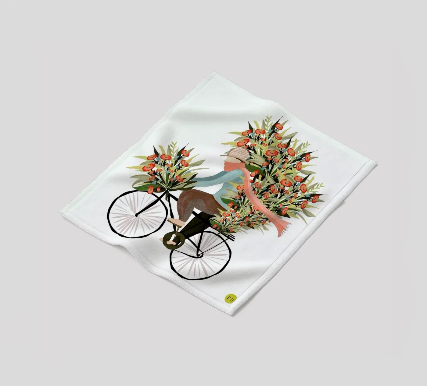 Bicycle fleecedeken van Amalia Restrepo