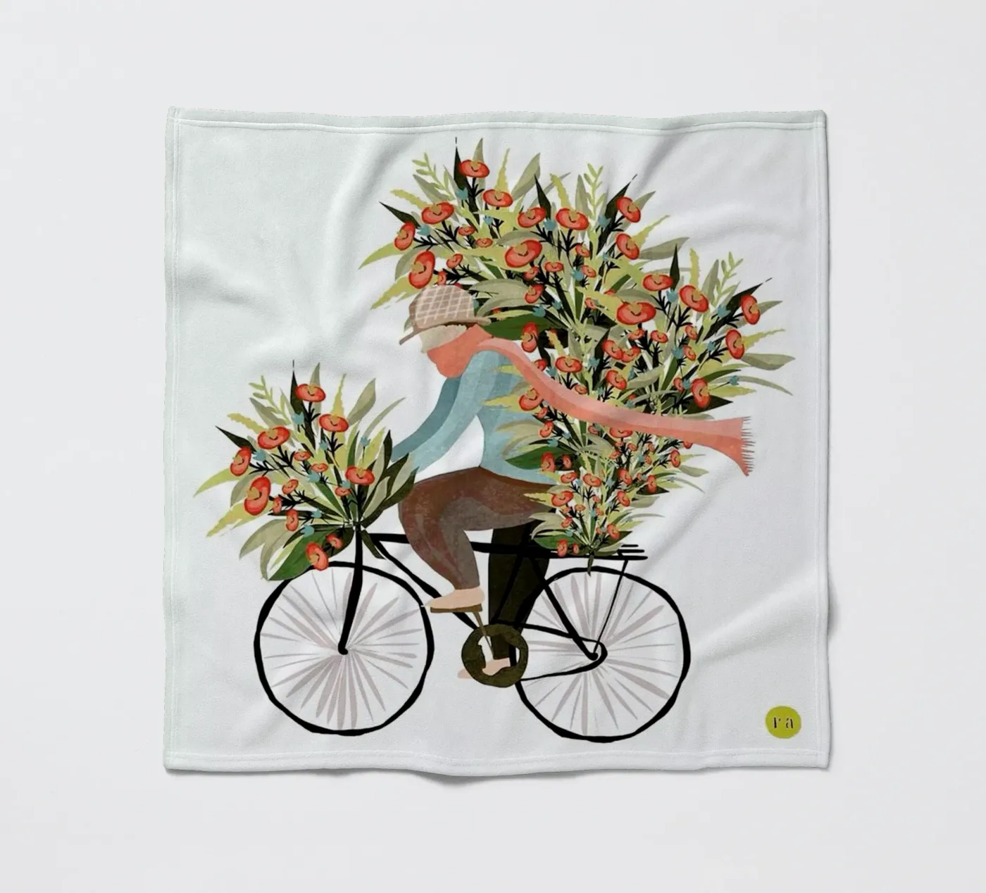 Bicycle fleecedeken van Amalia Restrepo
