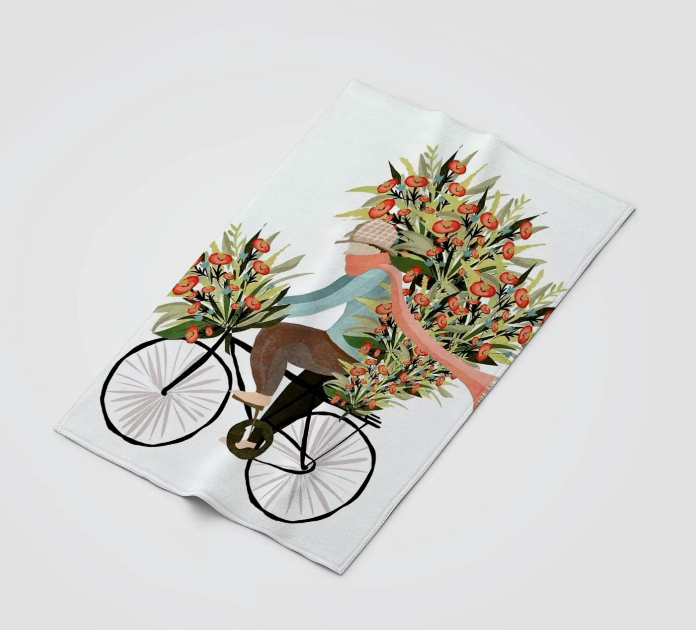 Bicycle fleecedeken van Amalia Restrepo
