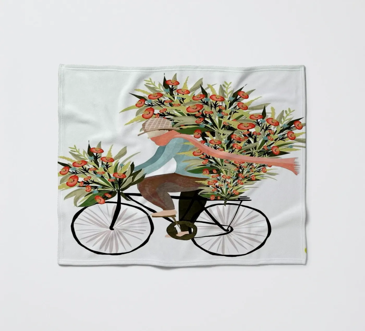 Bicycle fleecedeken van Amalia Restrepo