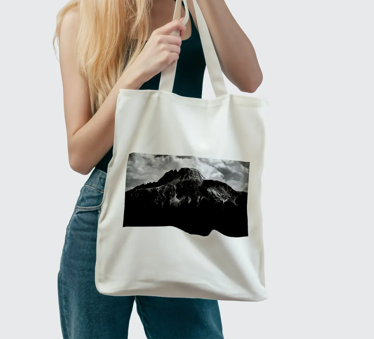 Black Mountains jute draagtas van Dustin Janko