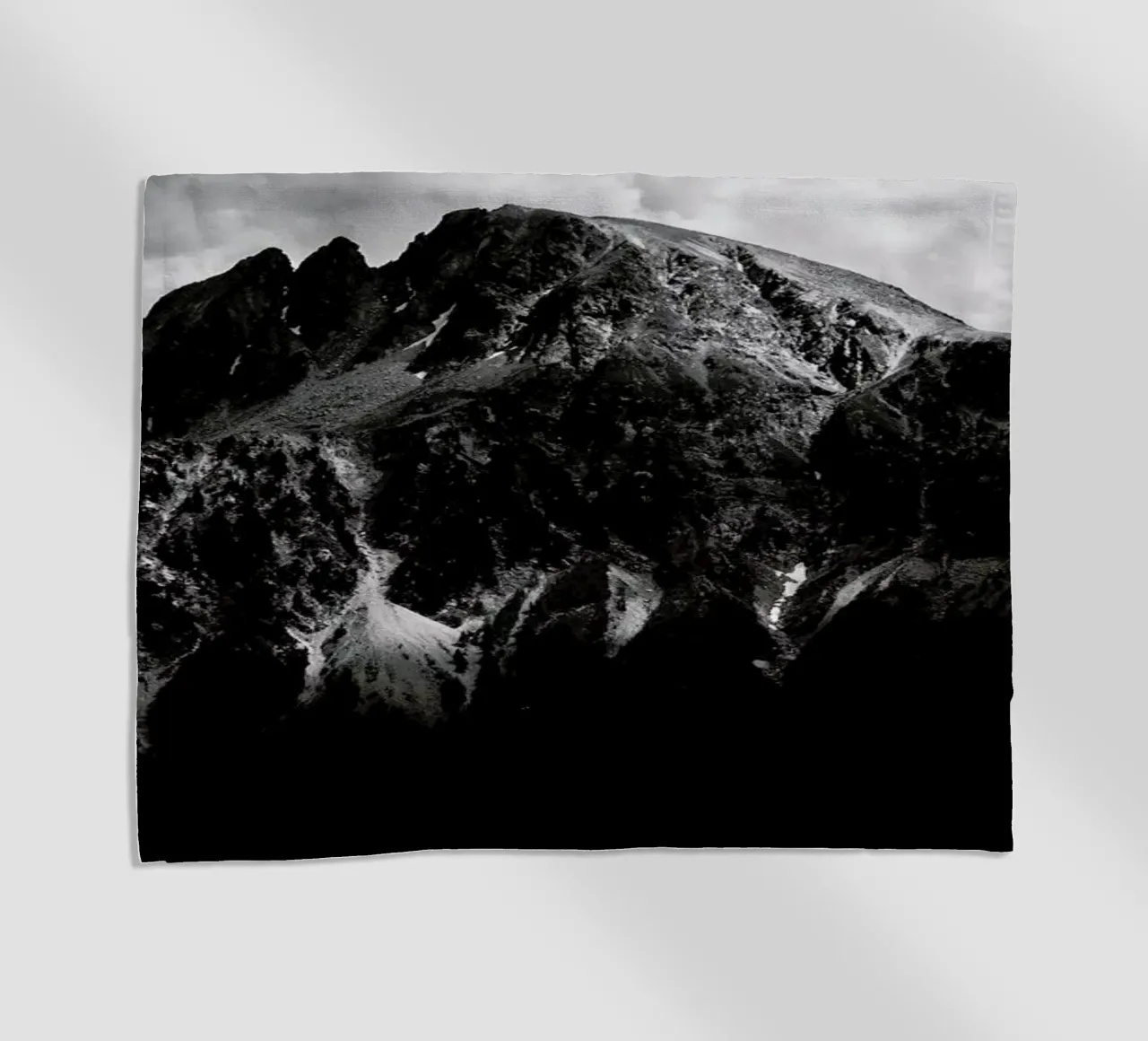Black Mountains beach towel by Dustin Janko