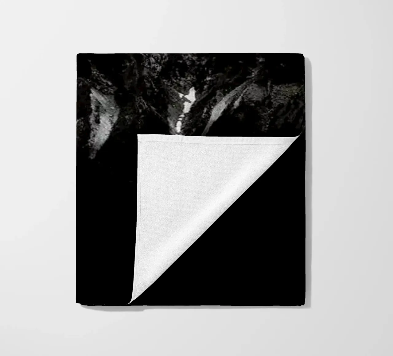 Black Mountains beach towel by Dustin Janko