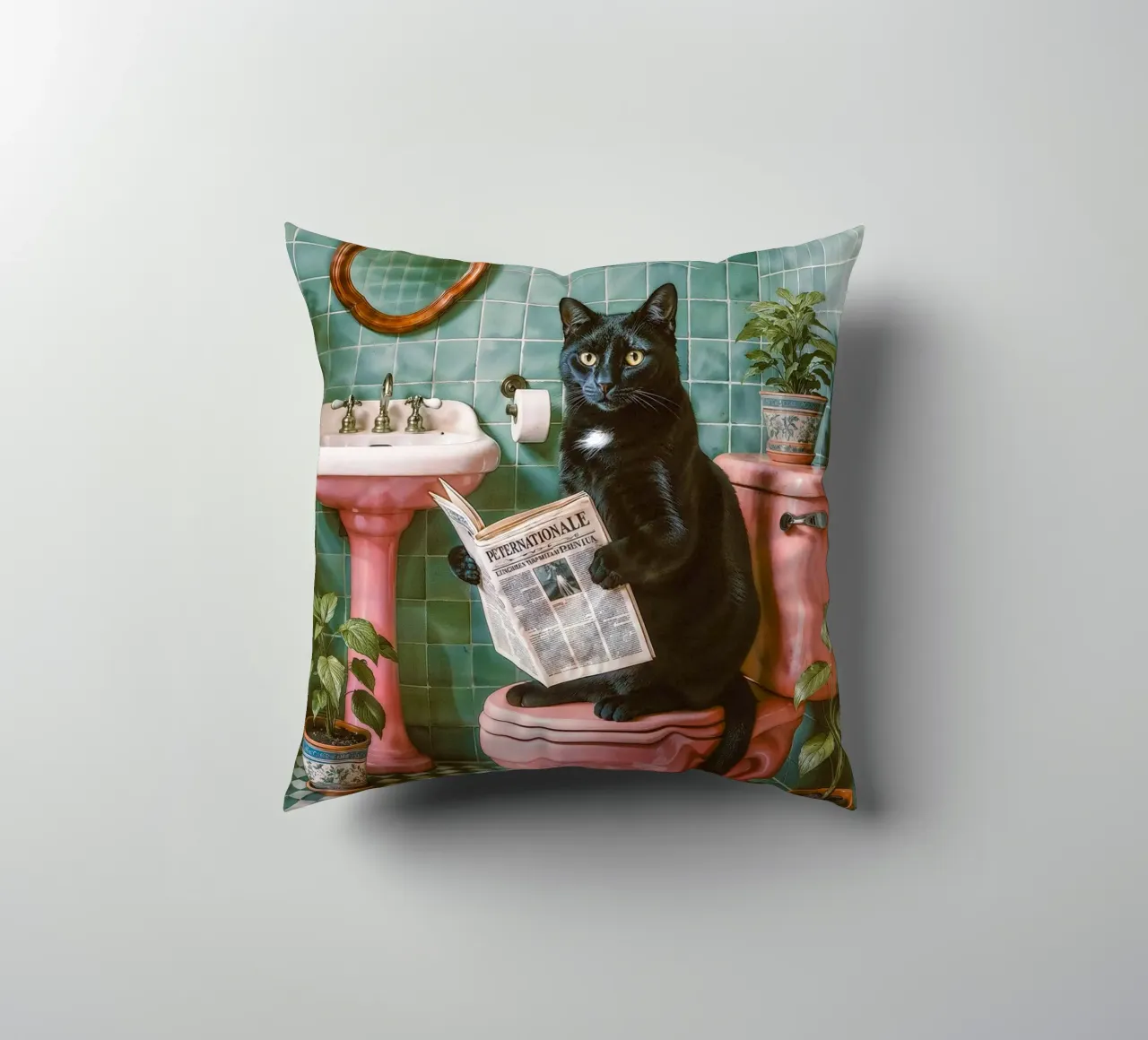 Storie del tempo cattivo - La lettura rilassata del gatto cuscino da Studio Mooodz