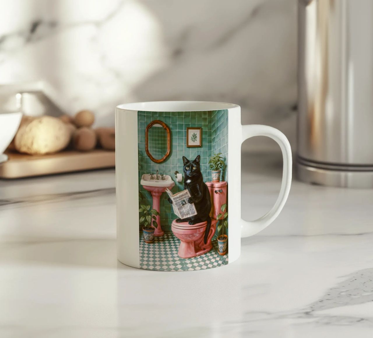 Bad Time Stories - La lecture détendue des chats mug en céramique de Studio Mooodz