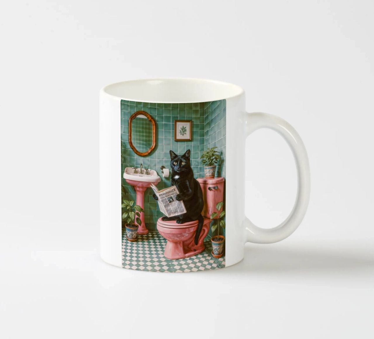 Bad Time Stories - La lecture détendue des chats mug en céramique de Studio Mooodz