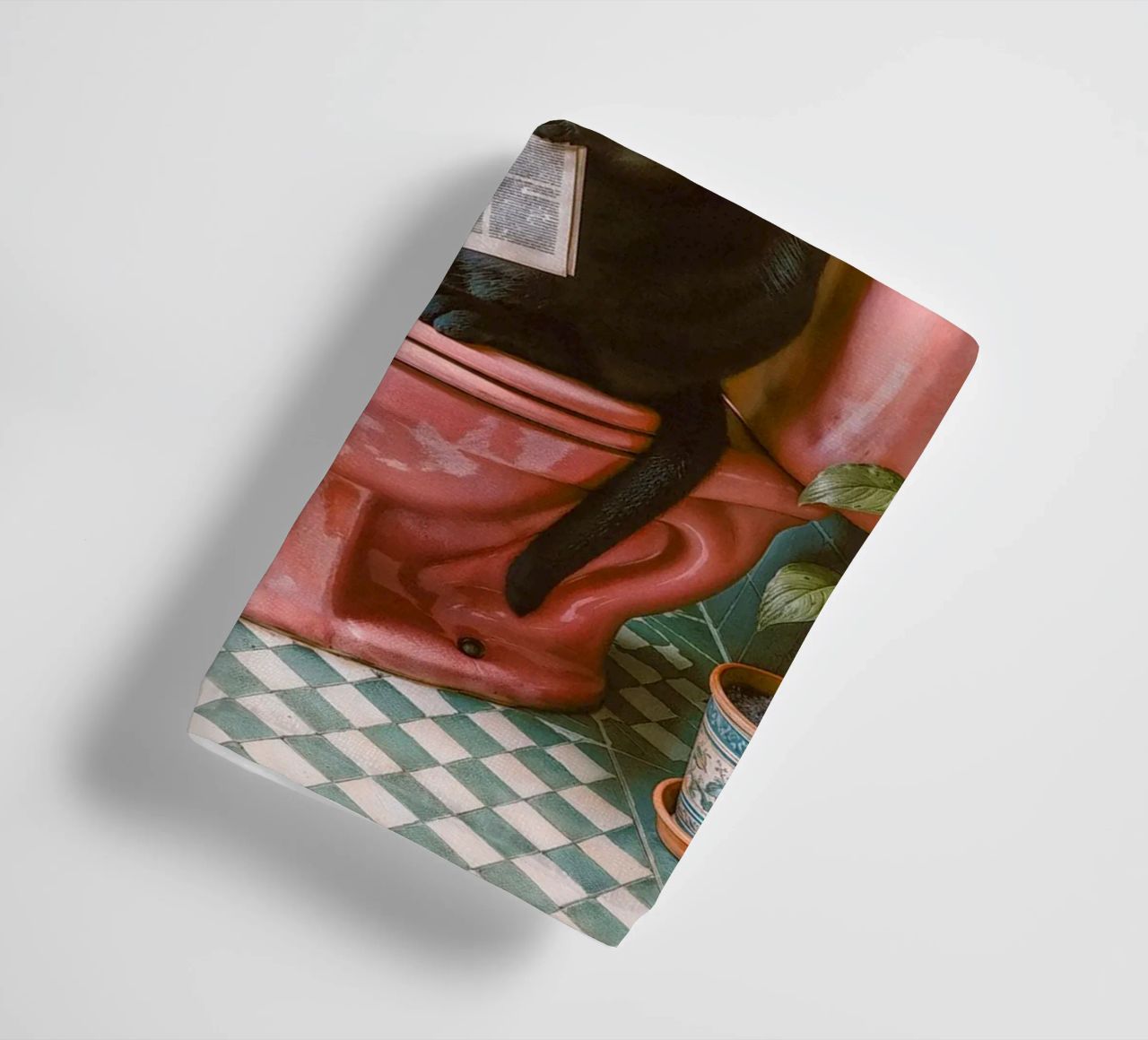 Bad Time Stories - La lecture détendue des chats serviette de bain de Studio Mooodz