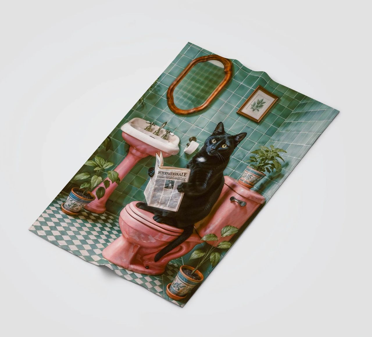 Bad Time Stories - The relaxed cat read fleece blanket by Studio Mooodz