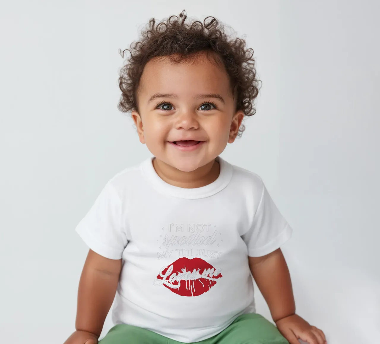 titi loves me baby t-shirt by 🥝 KIWI STORE