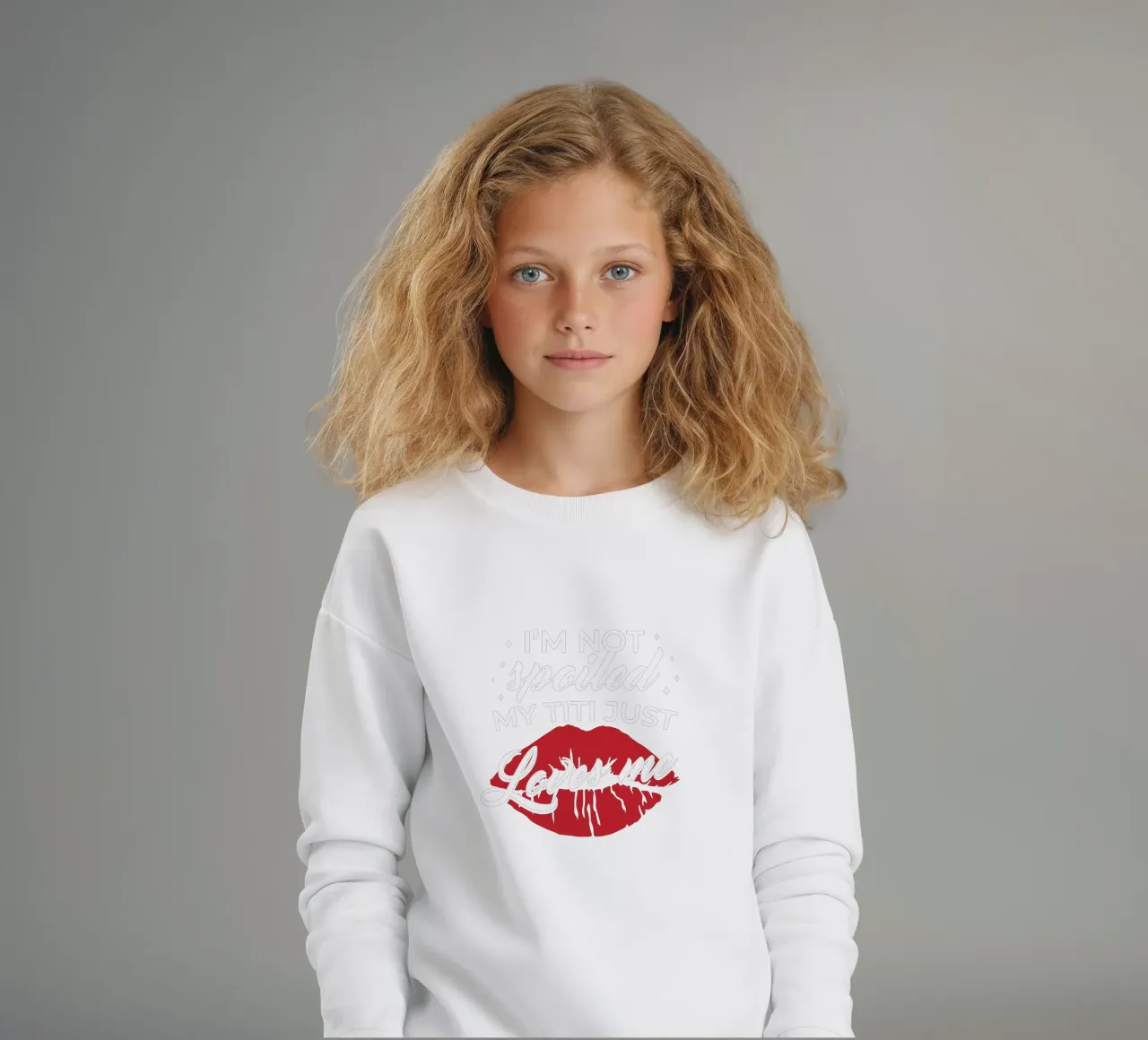 titi loves me kids sweatshirt by 🥝 KIWI STORE