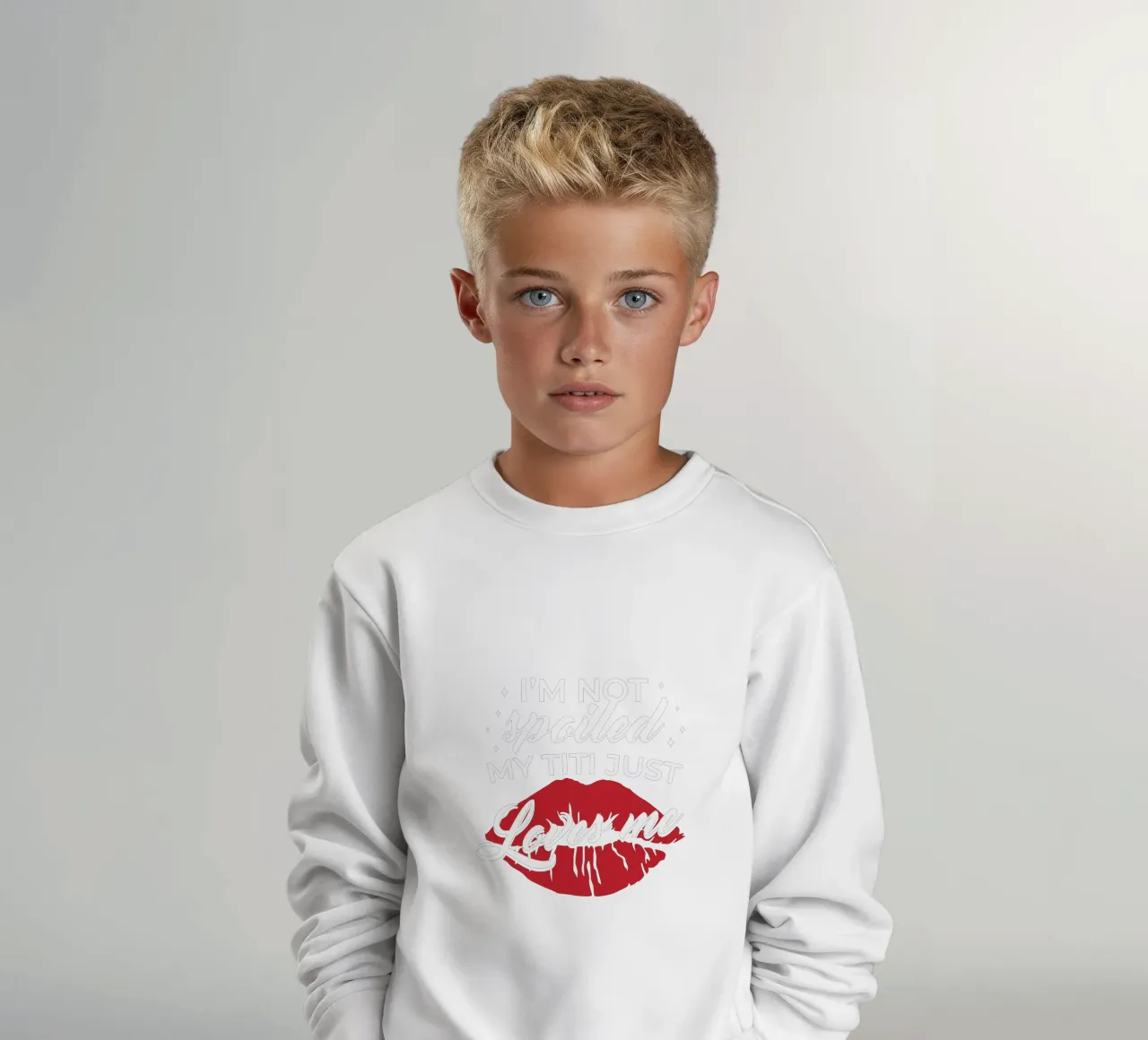 titi loves me kids sweatshirt by 🥝 KIWI STORE