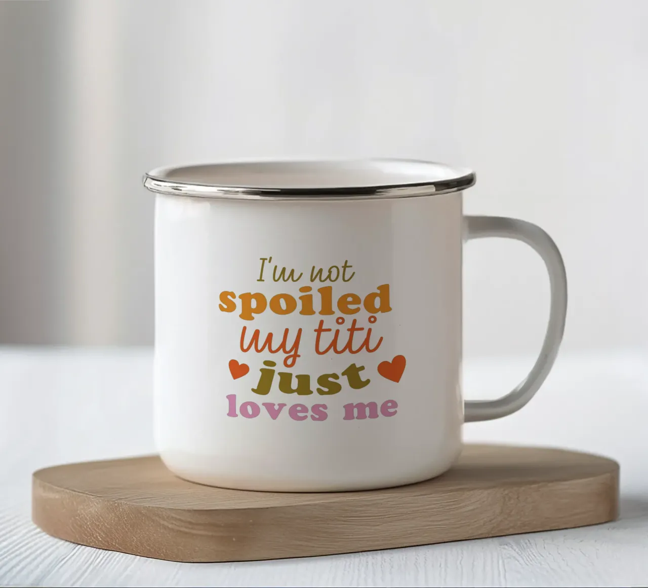 amore viziato tazza in smalto da 🥝 KIWI STORE