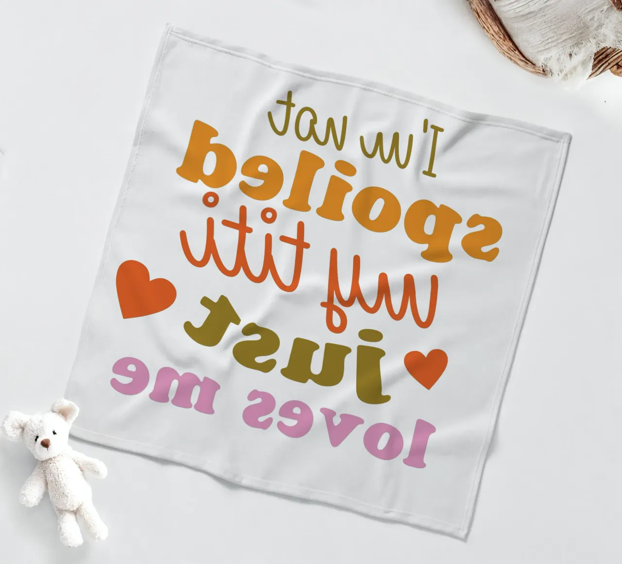 amore viziato coperta in pile da 🥝 KIWI STORE