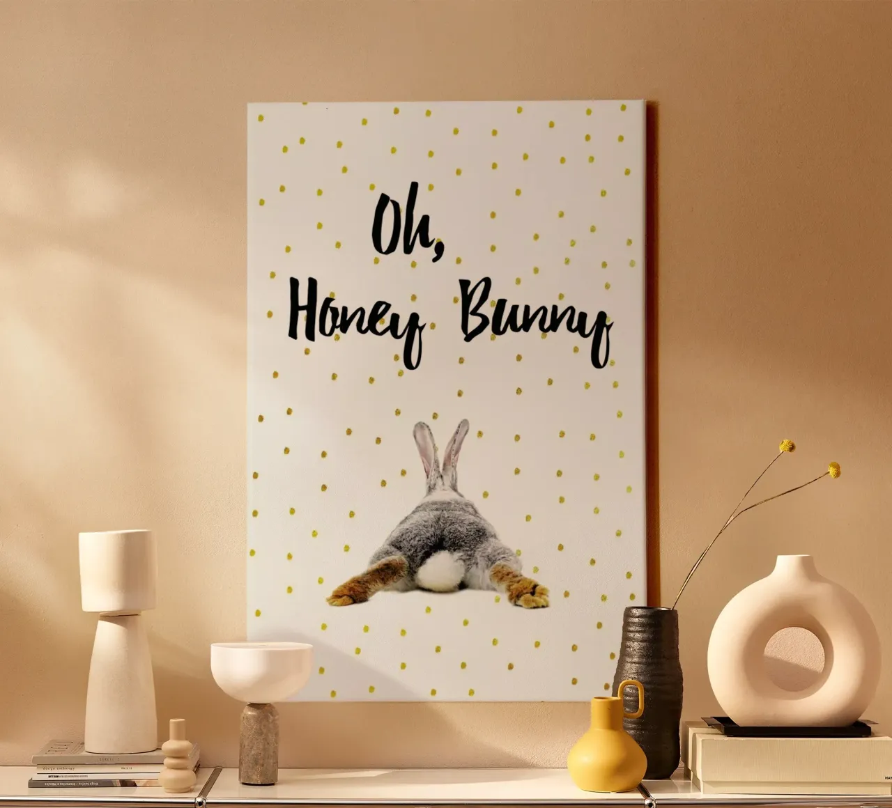Honey Bunny tela con Cornice a cassetta da Froilein Juno