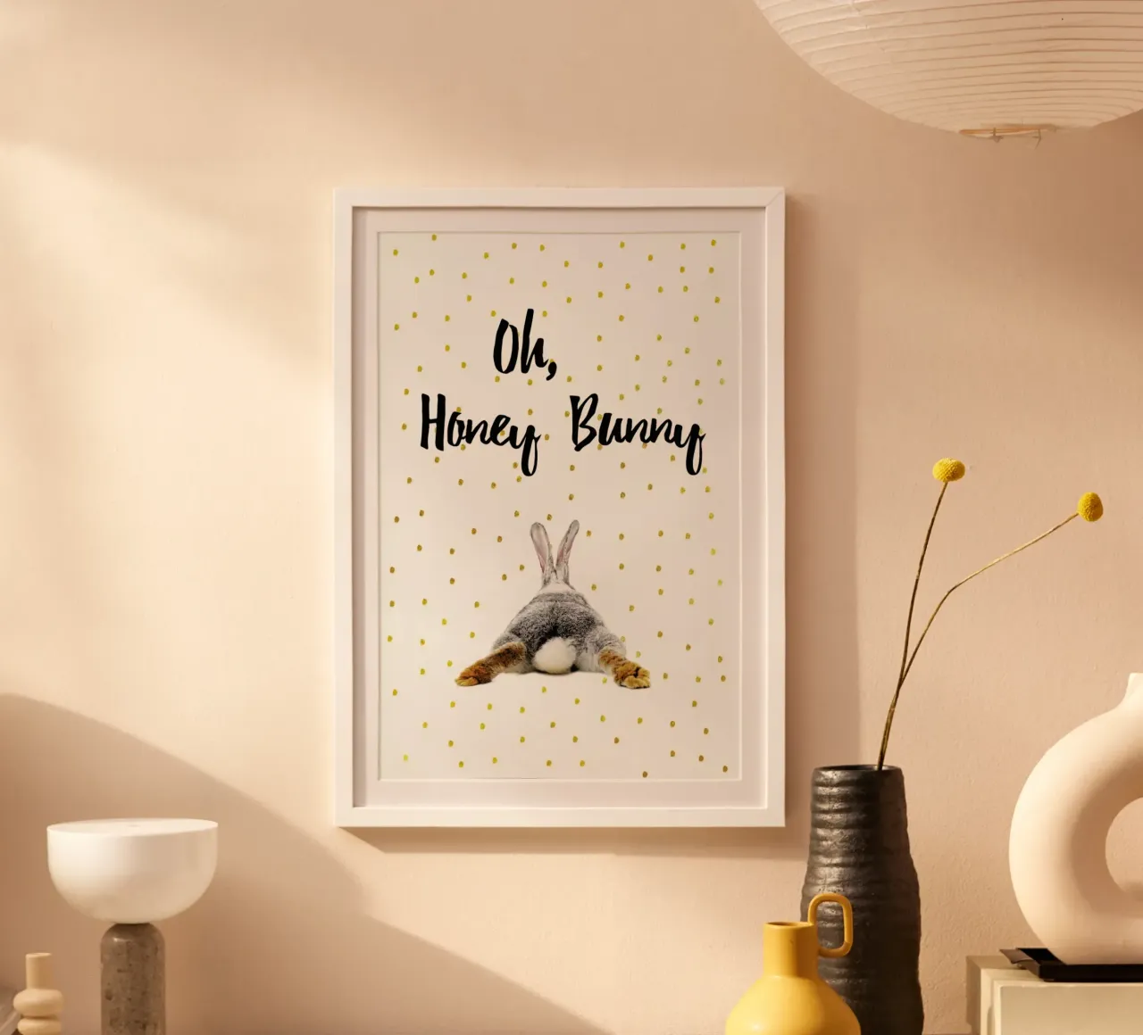 Honey Bunny poster con telaio in plastica da Froilein Juno